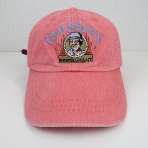 Old Salty's Restaurant Coral Cap Adjustable Unisex Fishing Creek Maryland Hat